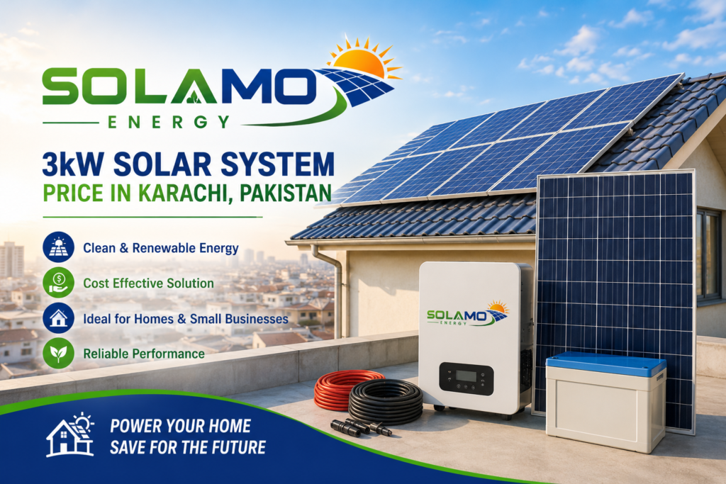 3kW solar system price in Karachi